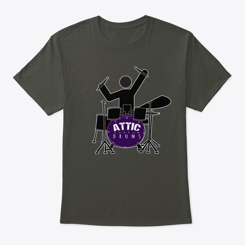 Attic Custom Drums Drummer Logo Tee