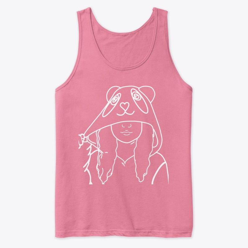 Outline Aesthetic Panda 