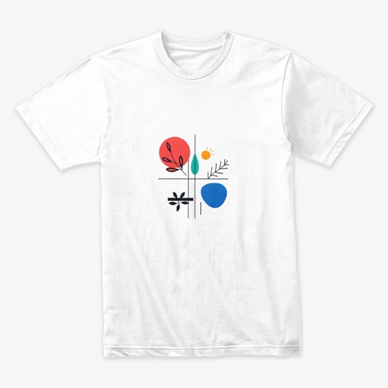 Minimalist graphic T-shirt design B