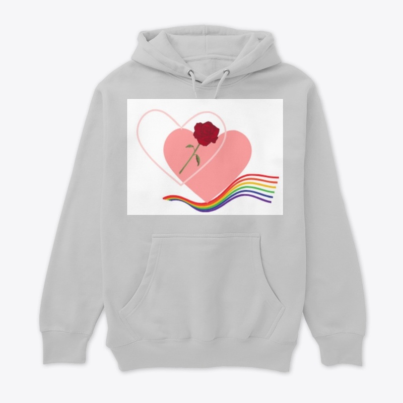 women hudi love logo t-shirt 