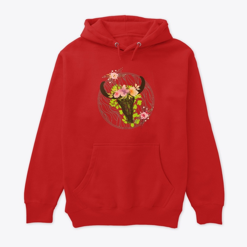Skull & flowers