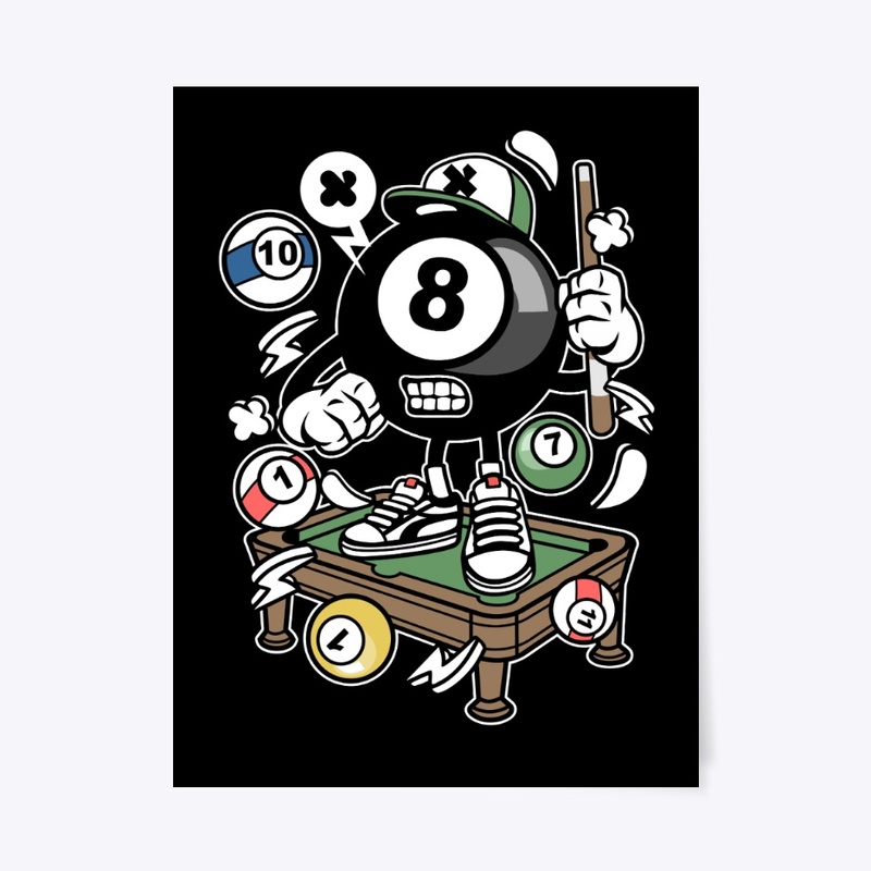 Eight Ball Canvas Print