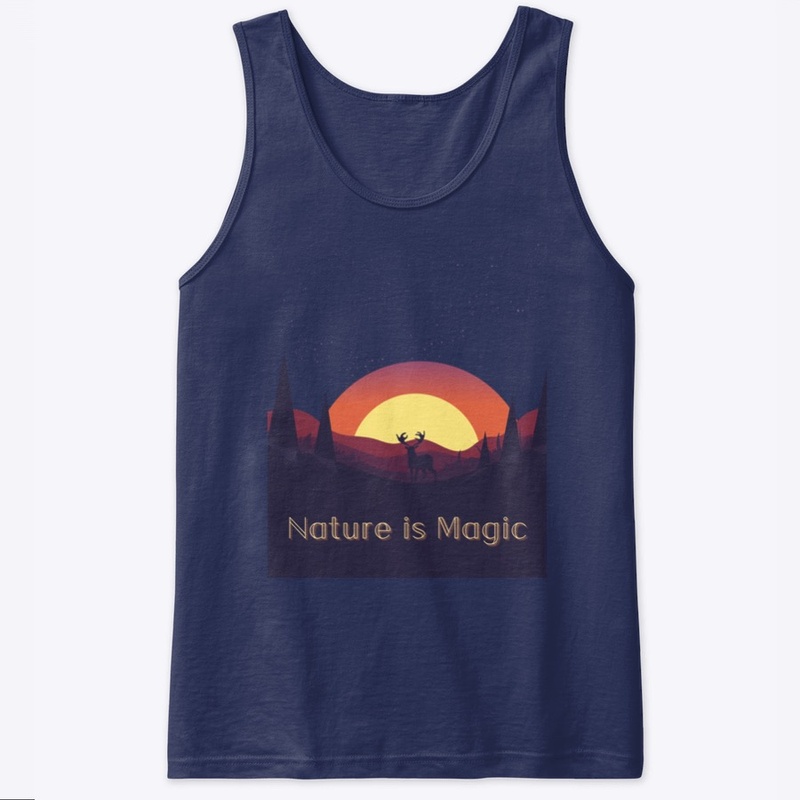 Nature is Magic - Deer Sunset