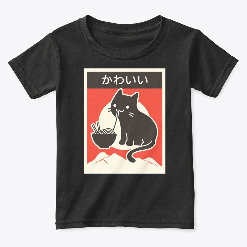 JAPENESE RAMEN CAT ESSENTIAL T-SHIRT