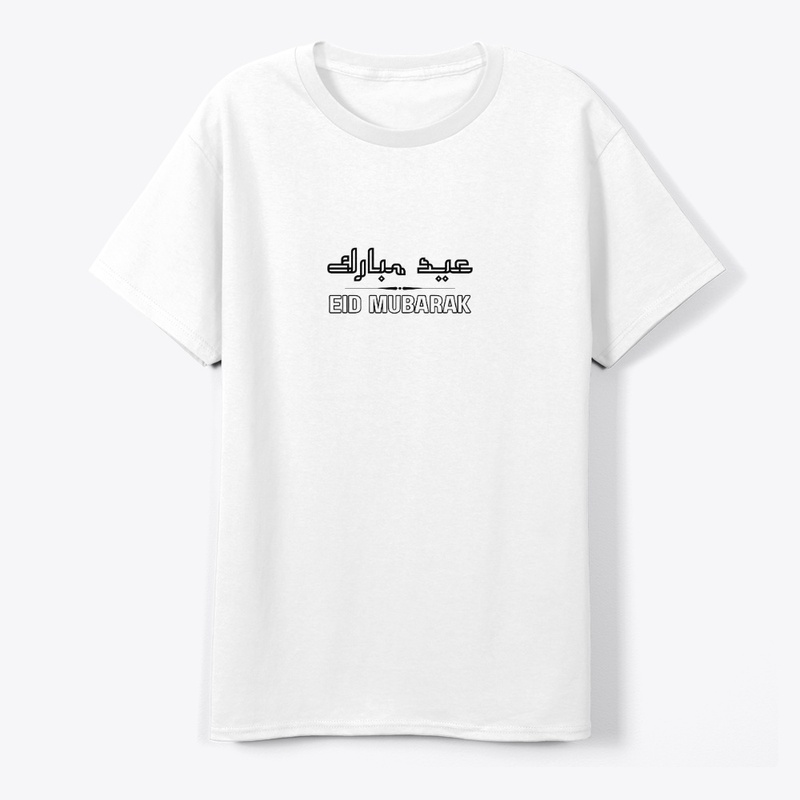 Eid Mubarak Black & White Design