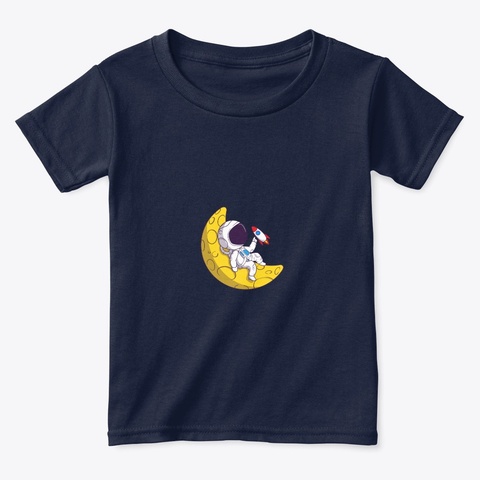 Chillin' On The Moon Navy  Kaos Front