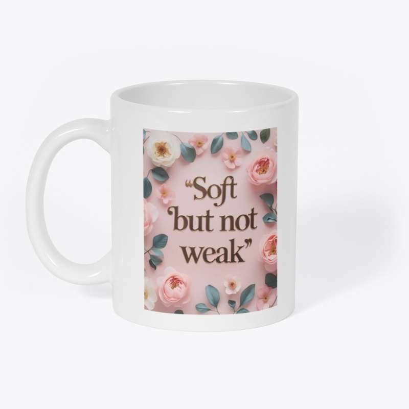 Soft But Not Weak – Pastel Mug/Print