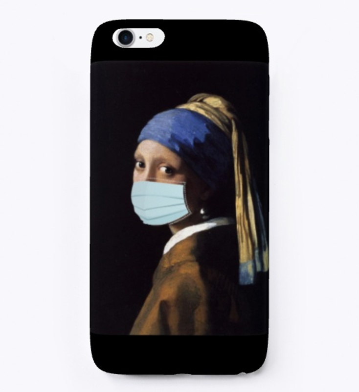 Girl With a Pearl Earring and a Mask