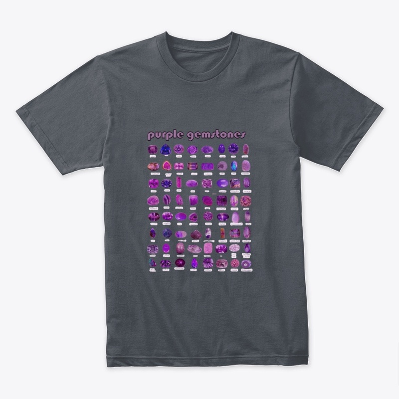 T-shorts purple gemstones