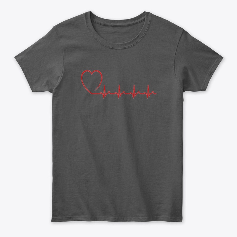 Heart Beat Valentines Day Shirt