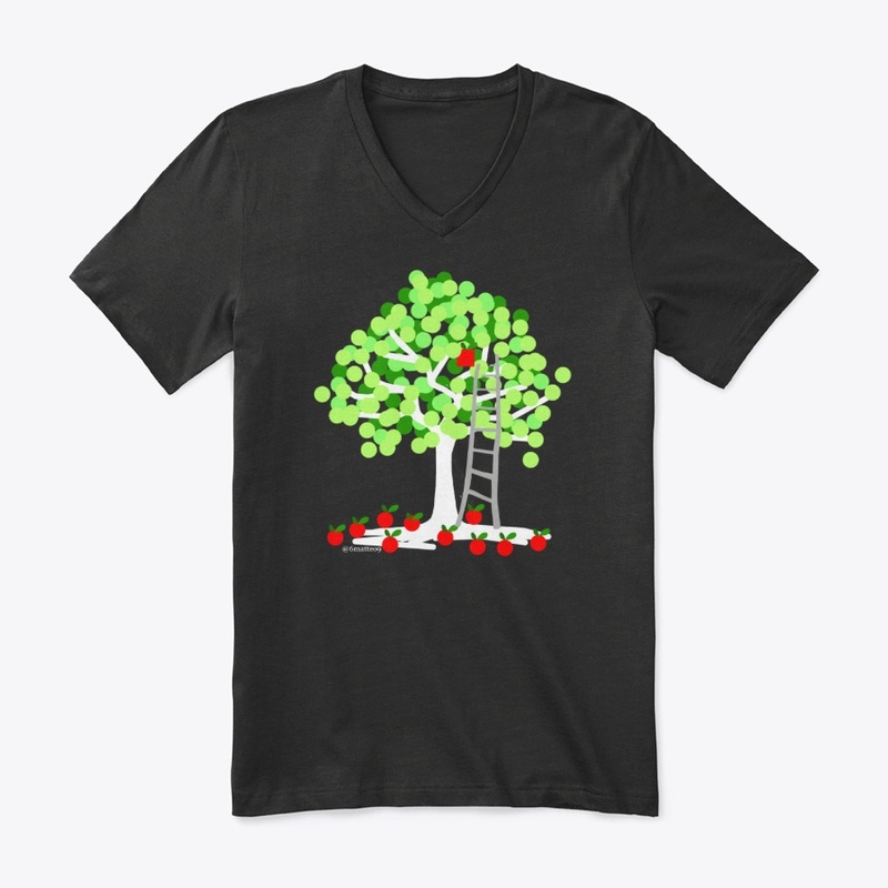 apple tree by night