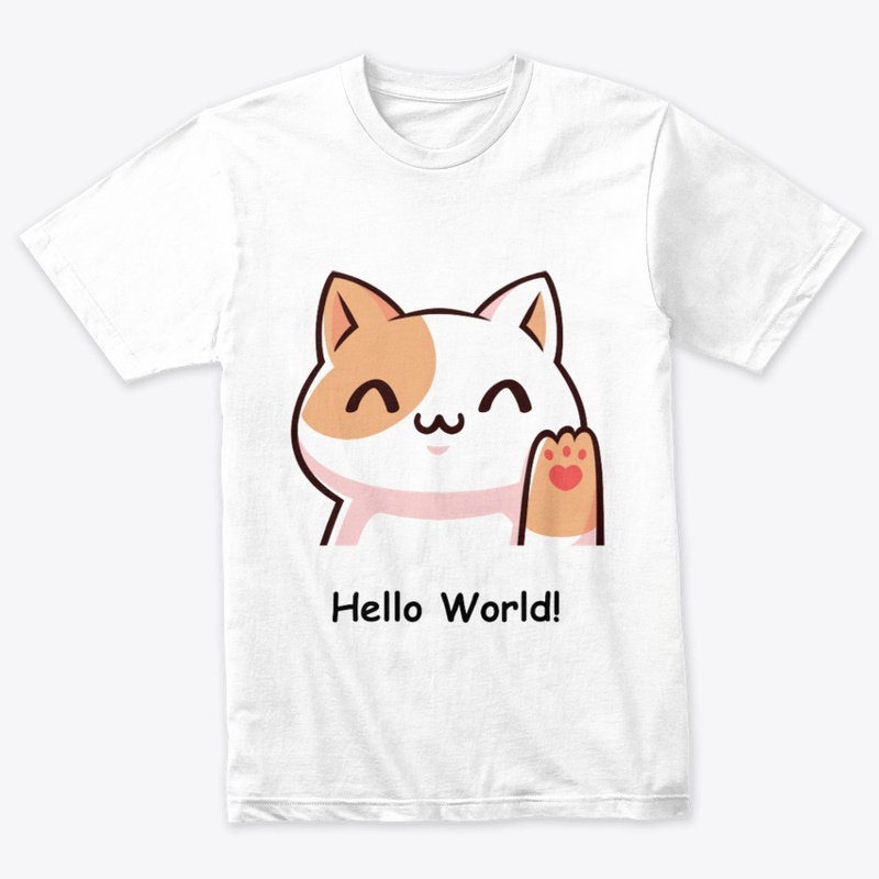 HELLO WORLD- CUTE CAT