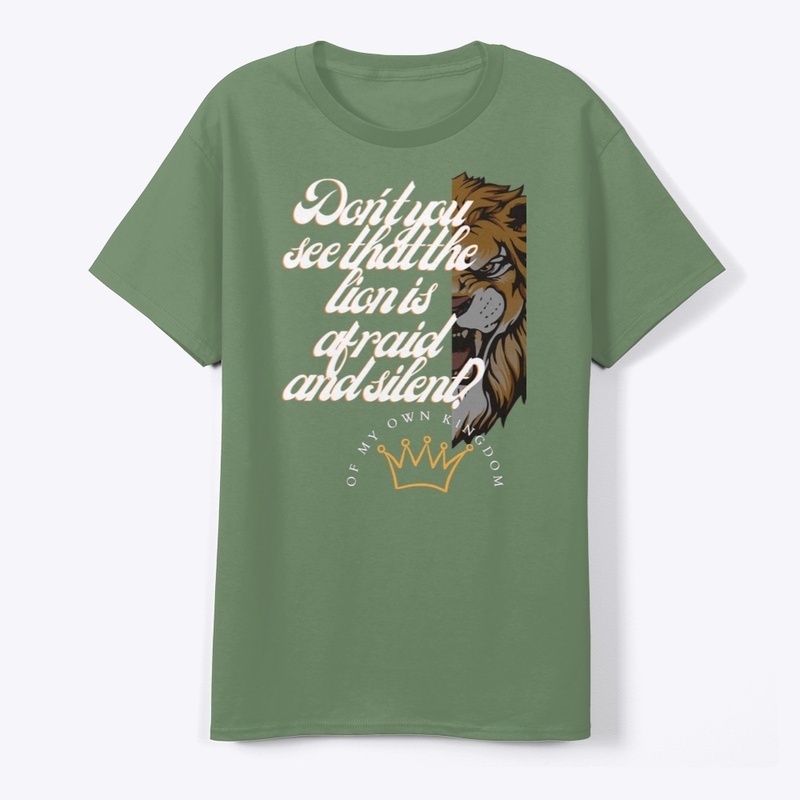 Short lion, they are fearful and silent