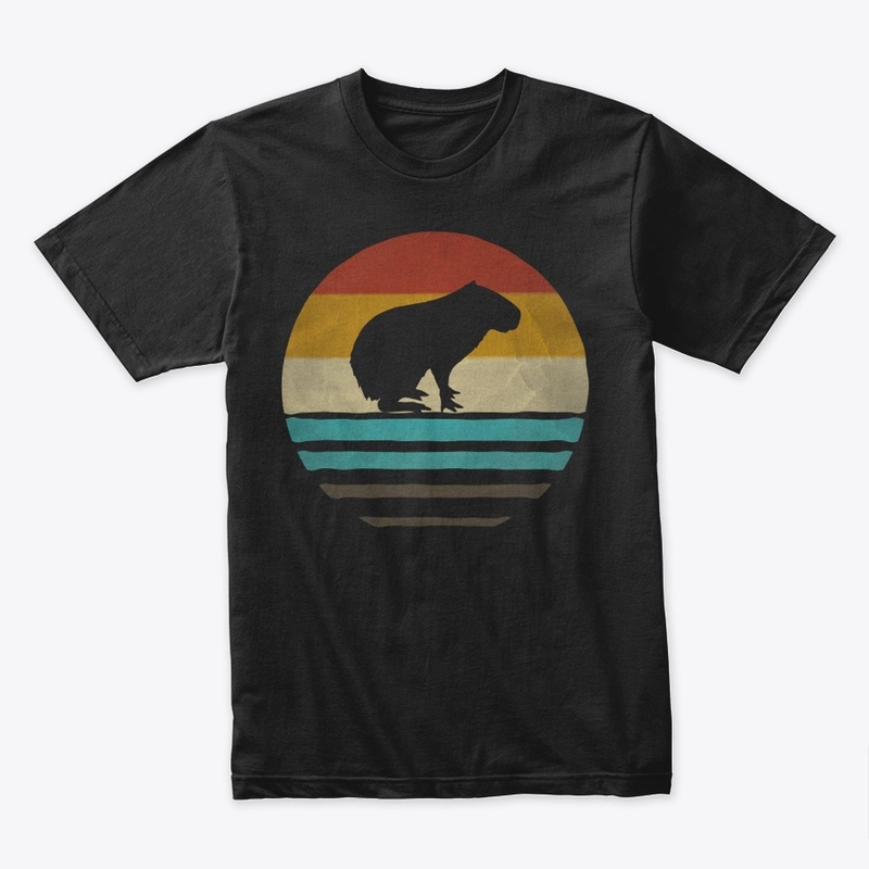 Vintage Capybara Lover Gift