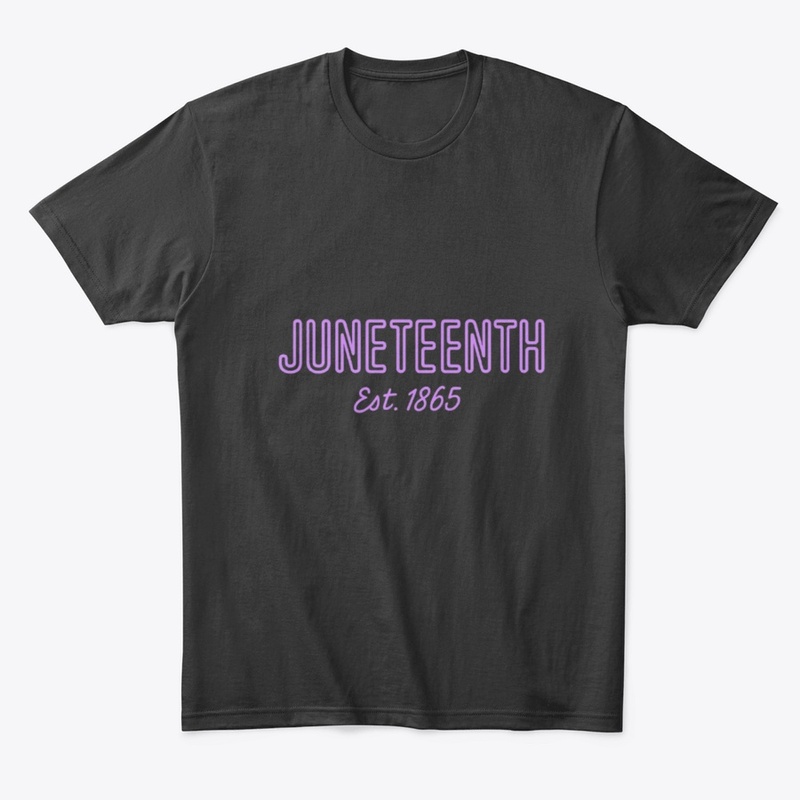 Juneteenth – Est. 1865 Neon Style