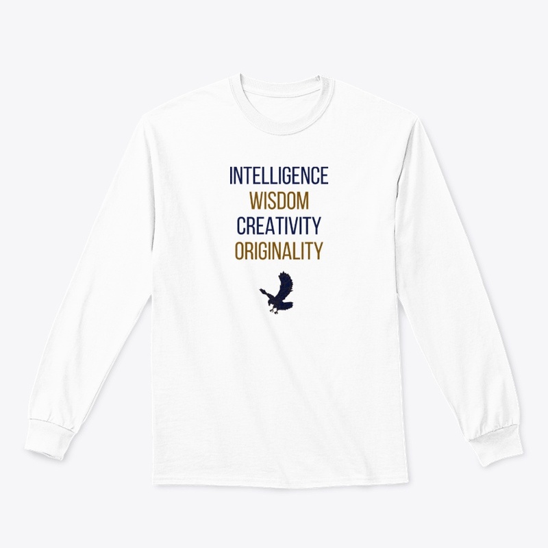 Blue words Sticker