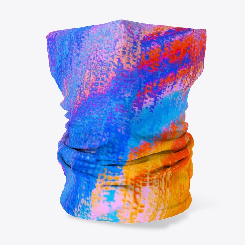 Abstract Multi Color Tie Dye