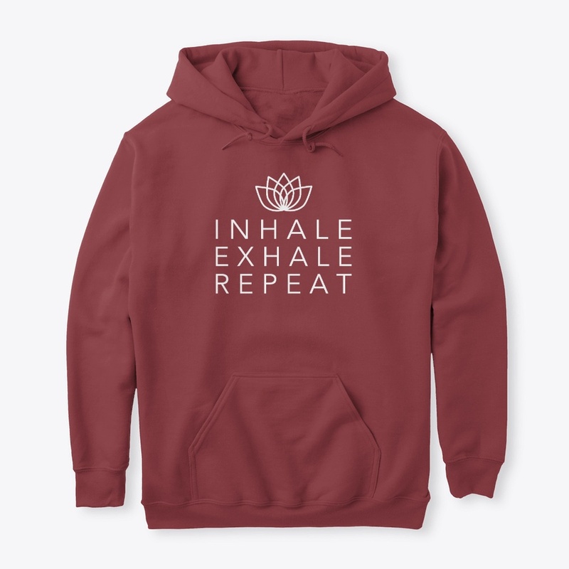 Inhale - Exhale Lotus Flower Yoga Design