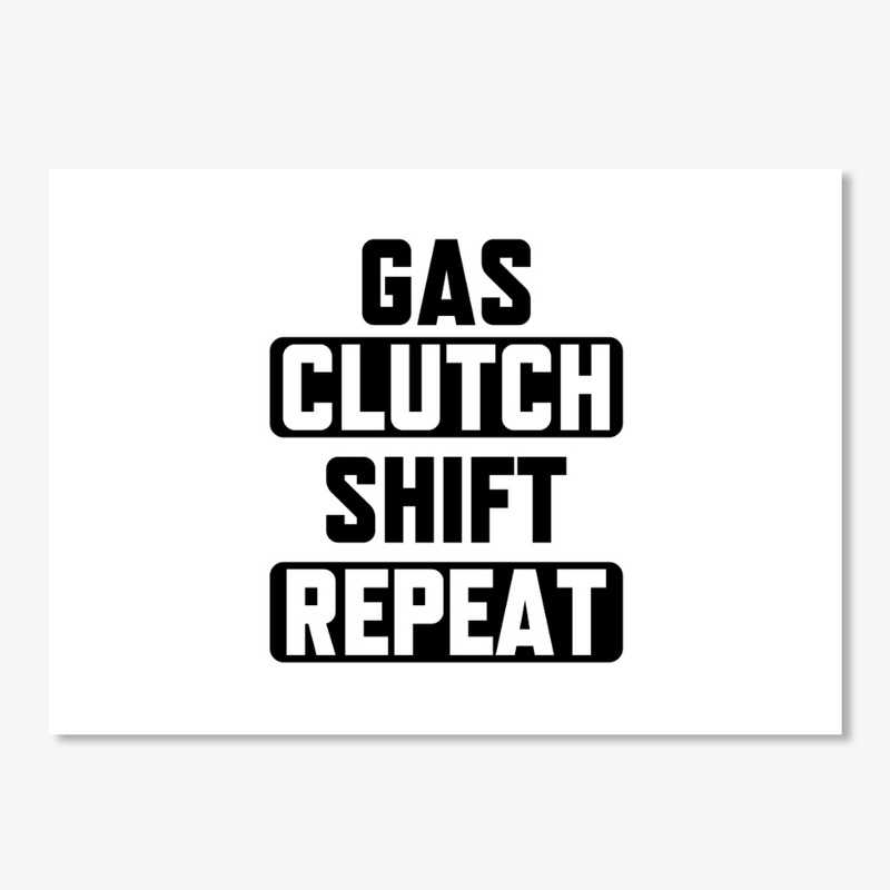 GAS CLUTCH SHIFT REPEAT (white)