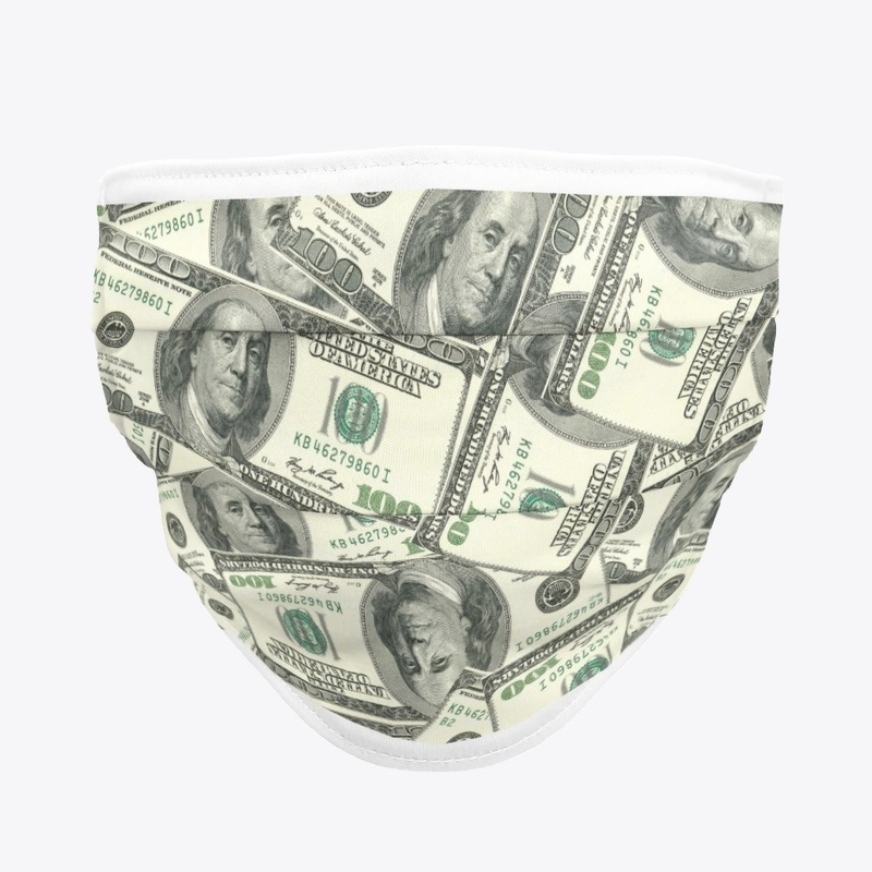 Dollar Print Neck Gaiter