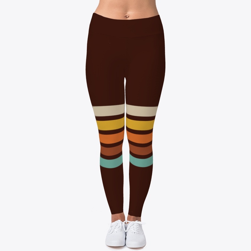 Motokiyo Abstract Colorful Retro Stripes