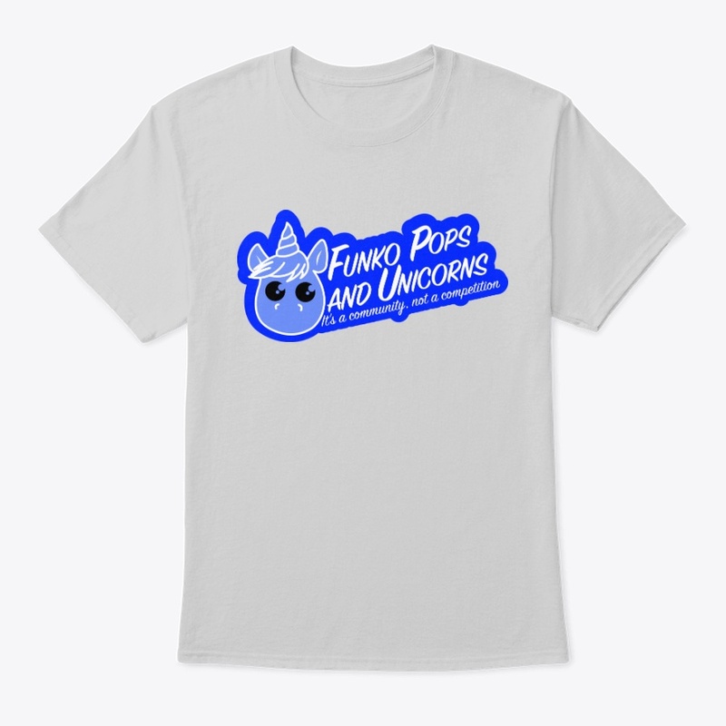 Funko Pops and Unicorns Logo - Blue