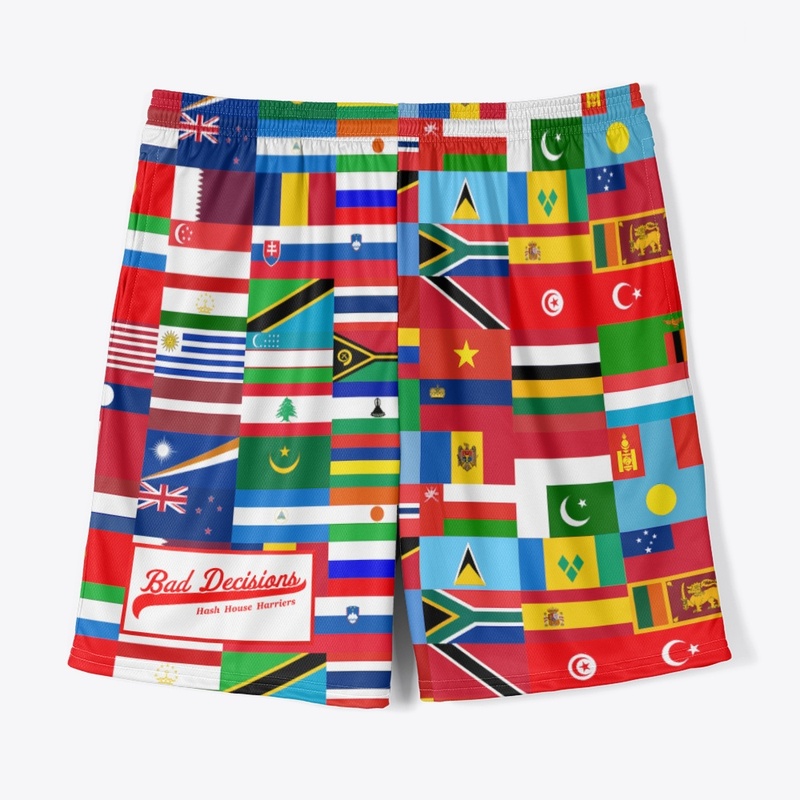 Intl Flag Shorts