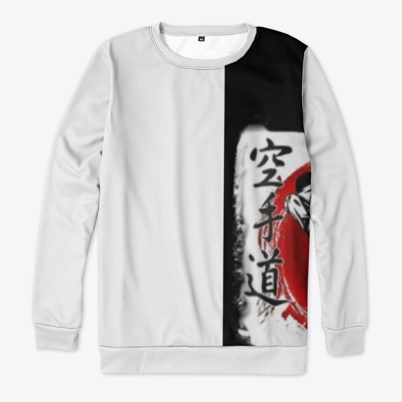 Karatedo side kick red sun 