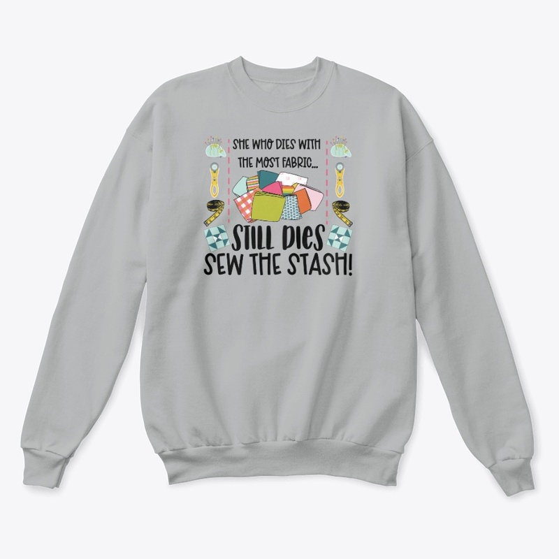 "She who dies with the most fabric" 