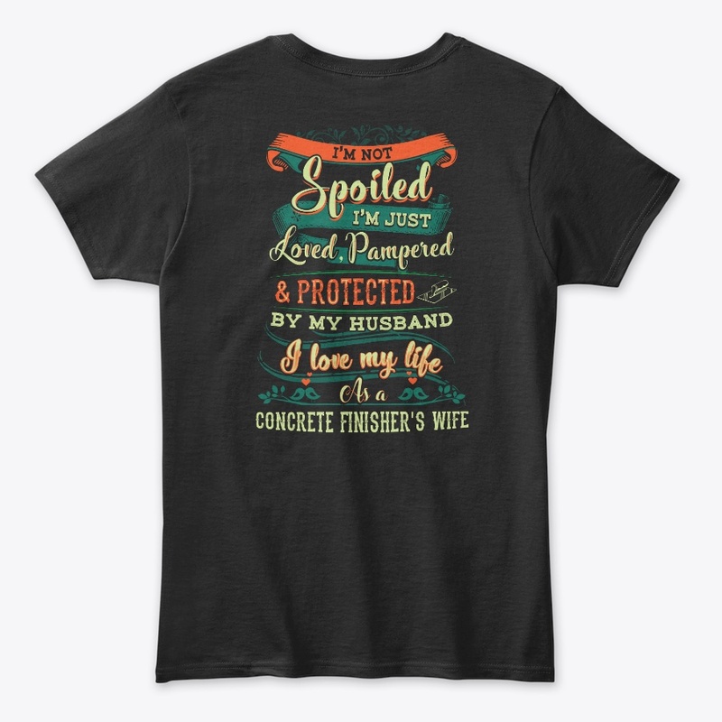 Awesome Concrete Finisher's Wife Shirt