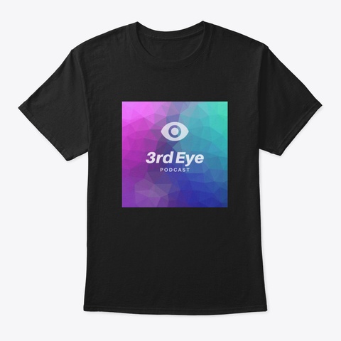 3 Rd Eye Logo Black T-Shirt Front