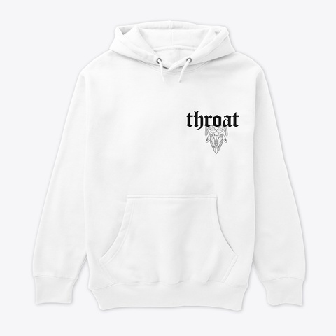 Throat Goat  White Kaos Front