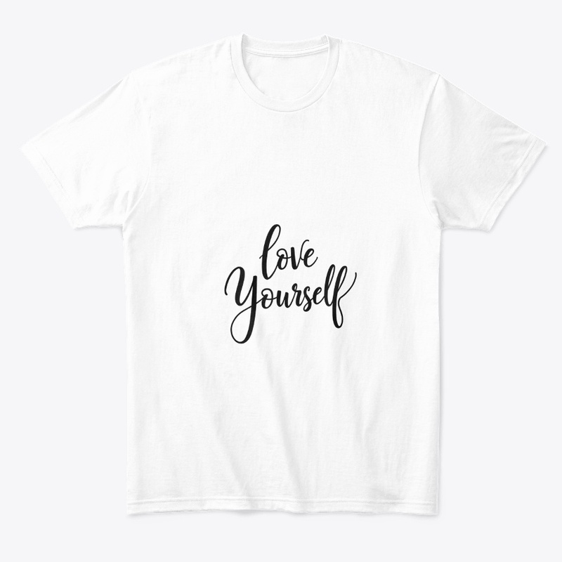 “Love Yourself” Handwritten Elegance Tee