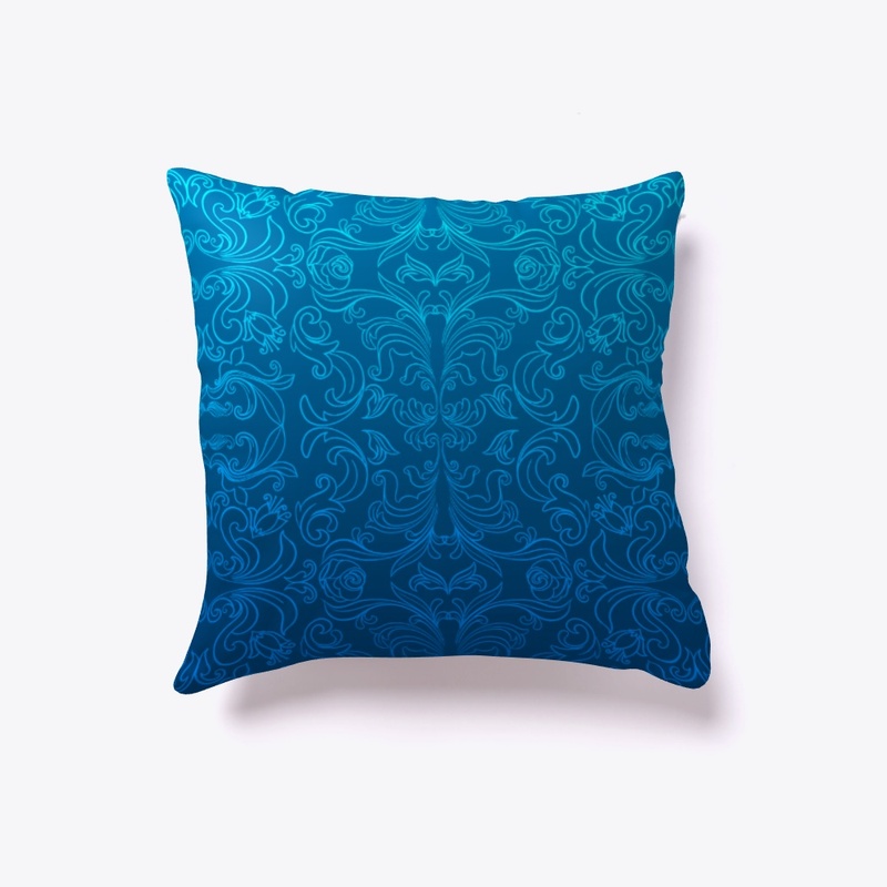 Blue Floral Art