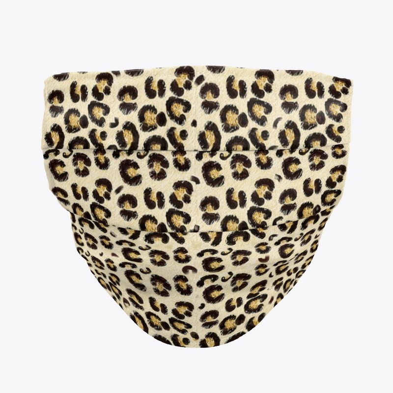 Leopard  Patterned Mask