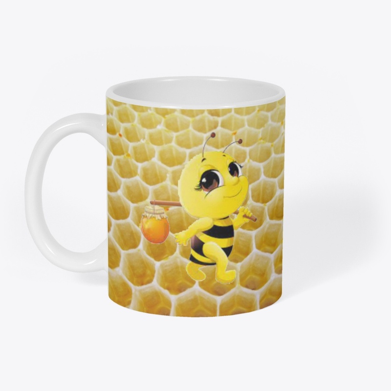 Honey Comb | Bee with bucket