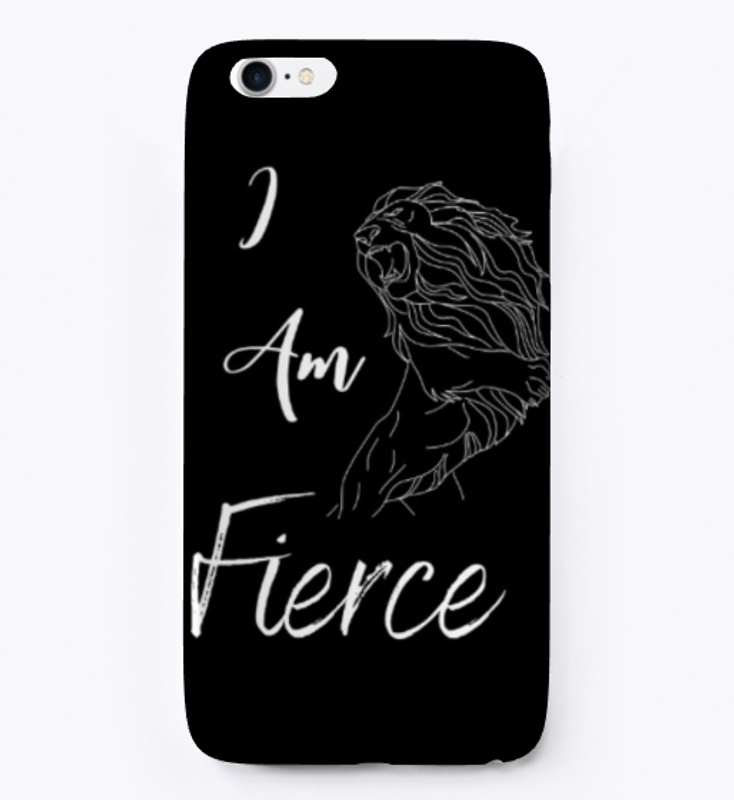 I am Fierce Lion design 