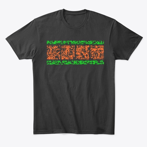 Hn229 Black T-Shirt Front