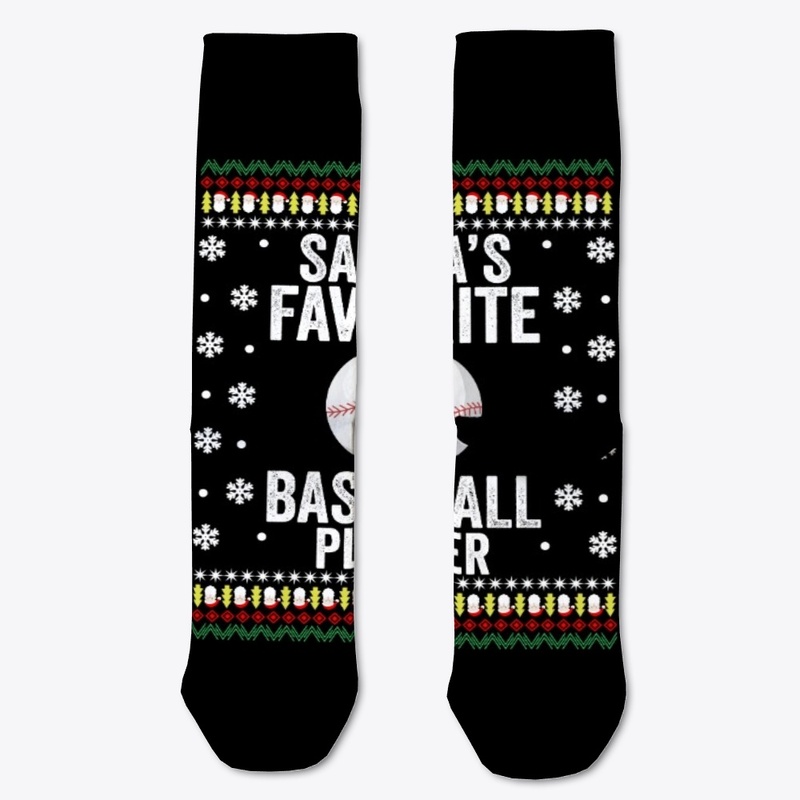 Santa's Favorite Baseball Player T-Shirt