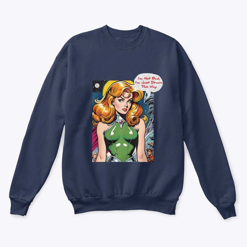 Funny Sexy Pun Trendy Comic Art Style 