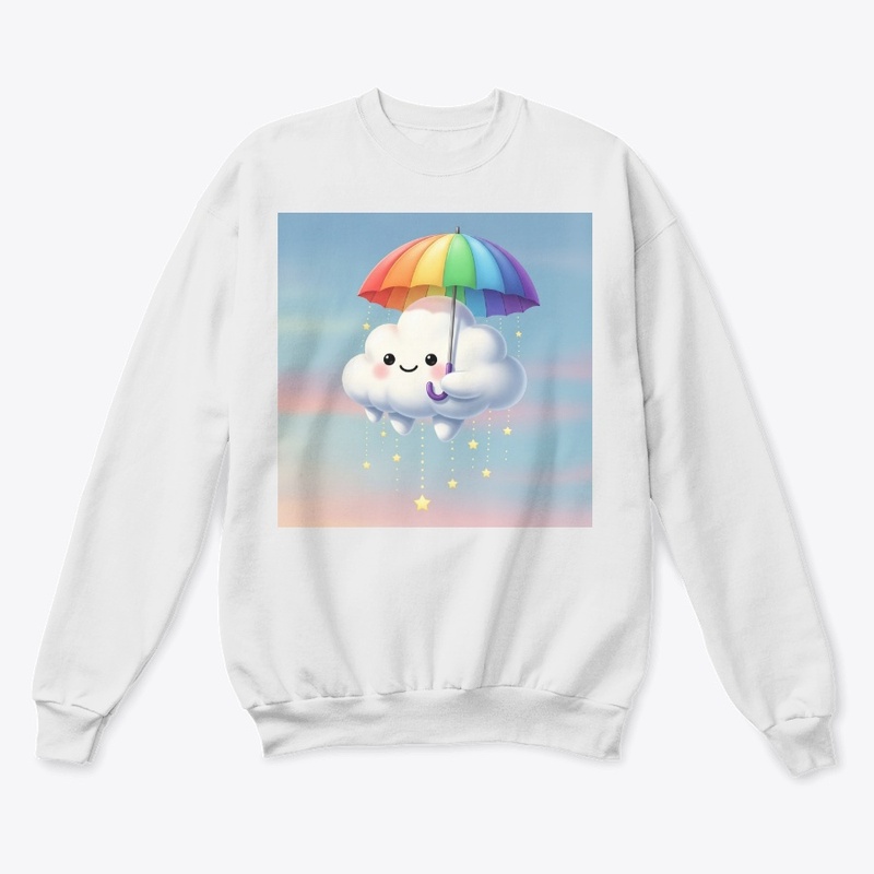 Cute Cloud &amp; Rainbow Umbrella