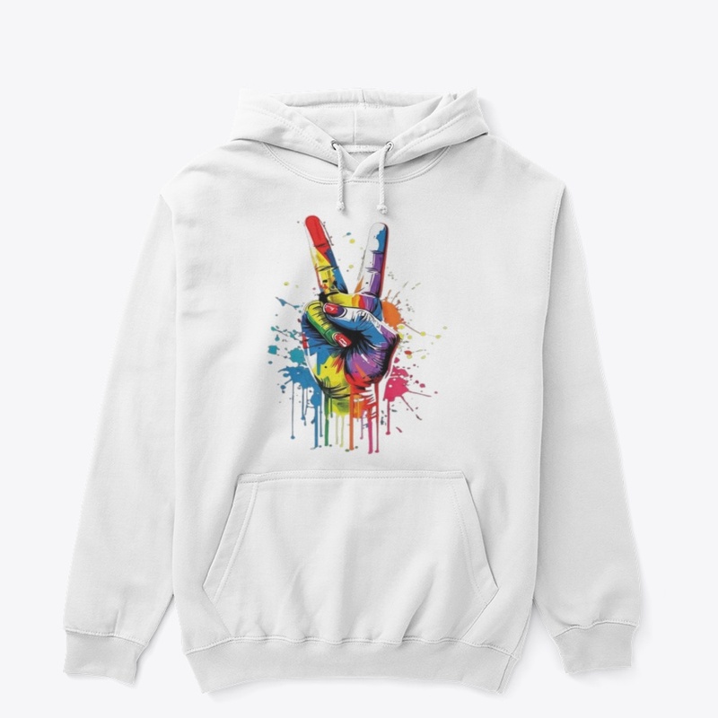 "V"-shaped T-shirt design