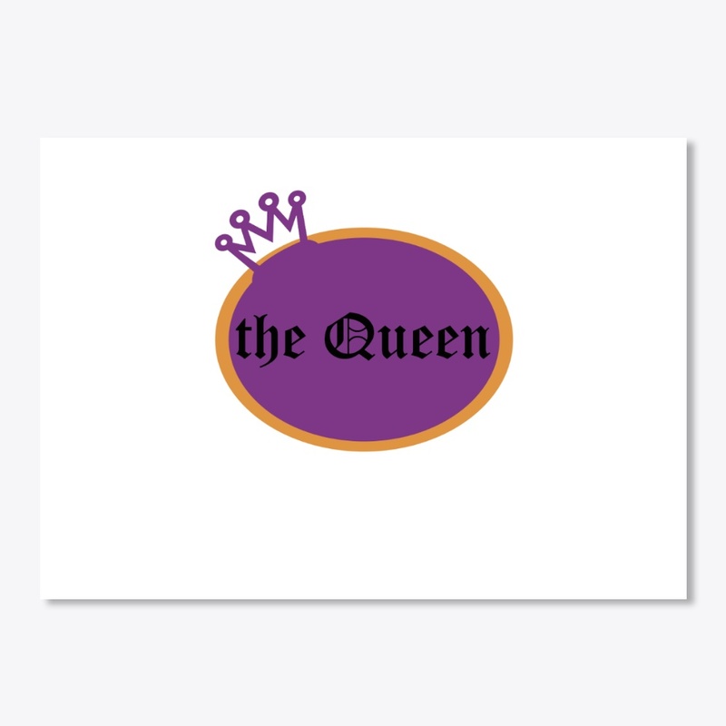 the queen design with crown