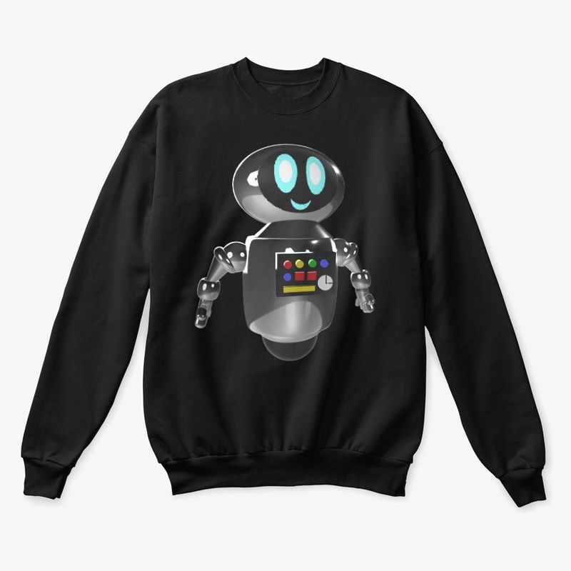 Cute Robot with button