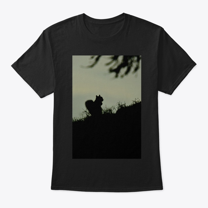 Silhouette of a Squirrel 