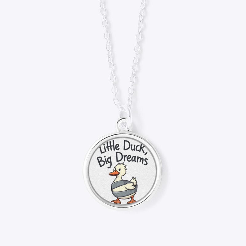  Big Dreams Cute Cartoon Duck T-Shirt