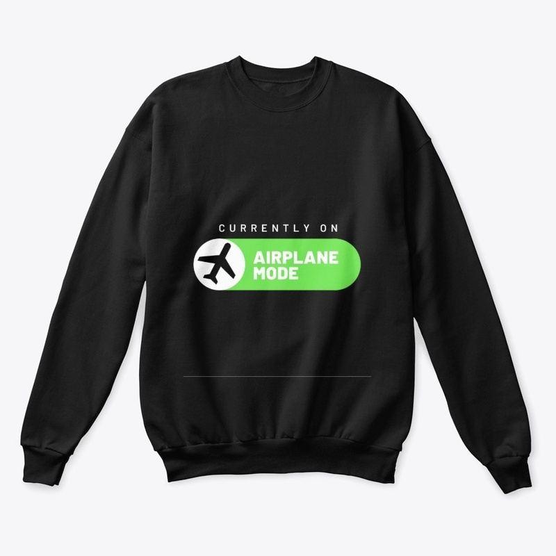 Airplane mode on Black Shirt