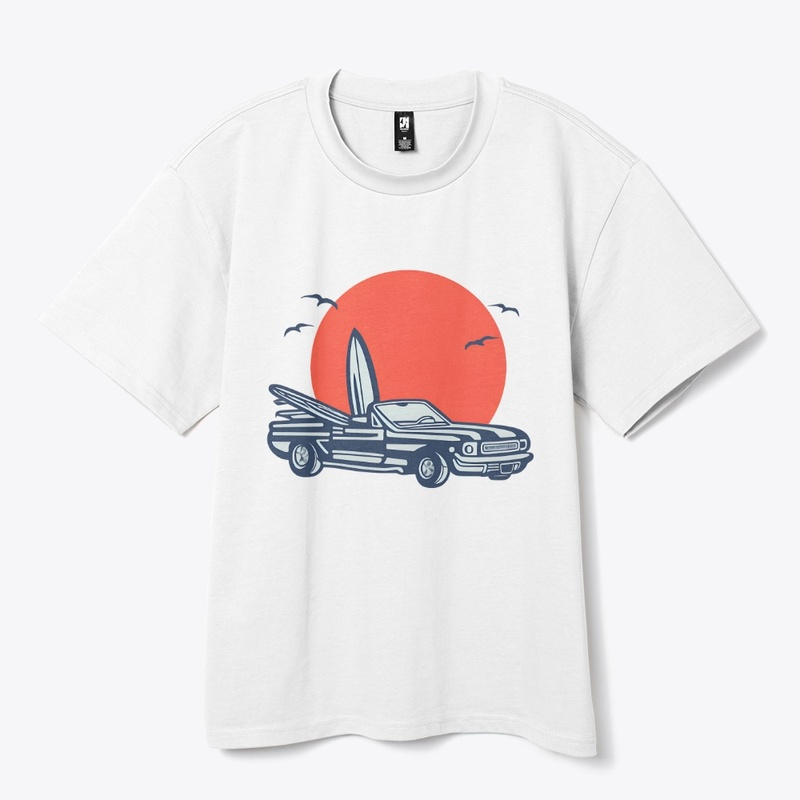 Retro Summer Beach Vibes T-Shirt