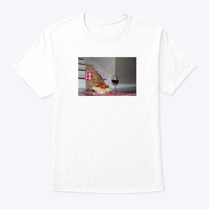 Pastacat48 White Tee