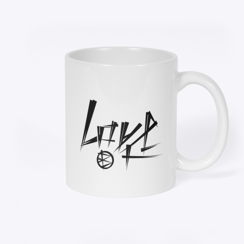 BryLew-Pain/Love (Ambigram) Black Design